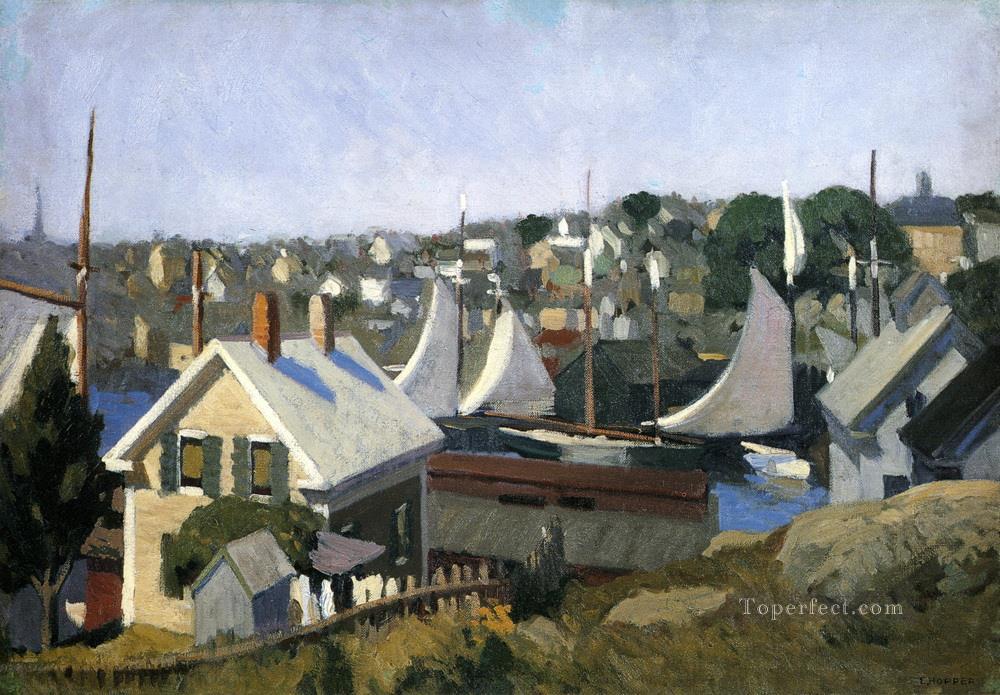 Gloucester Harbor Edward Hopper Oil Paintings
